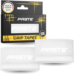 PASTE Schienbeinschonerhalter Grip Tapes, aus Silikon, weiß, 1 Paar