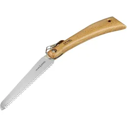 Opinel Garden N°18 - Säge - Buchenholz - 18 cm - kleine schwarze Striche, Grifff...