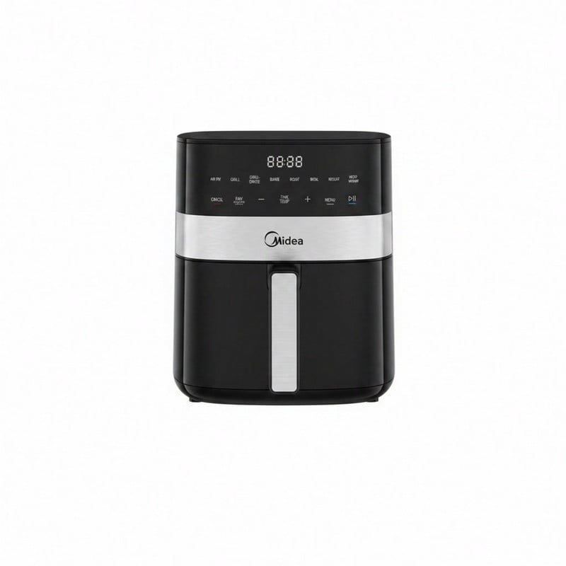 Midea MF-CN65E digitale airfryer, 6,5 L, zwart