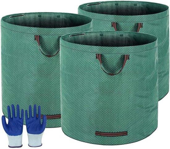 Unyqoos Tuinzakken voor bladeren en gras, 272 liter, 3 stuks