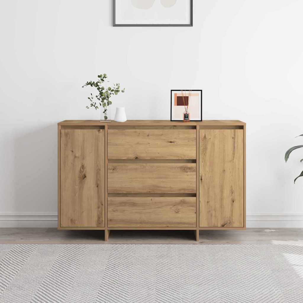 Norden Home 120cm Sideboard Artisan Oak 75cm H X 120cm W X 41cm D