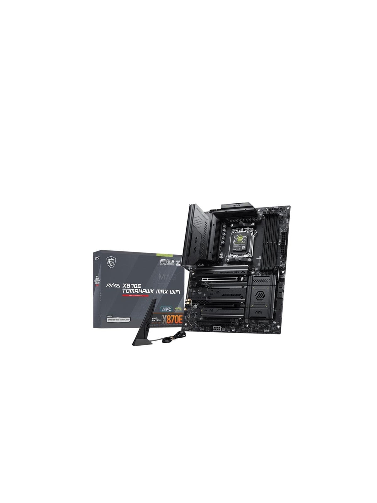 MSI MAG X870E TOMAHAWK MAX WIFI Mainboard - AMD X870E - AMD AM5 - DDR5 RAM - ATX