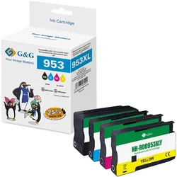 4 G&G XL-Druckerpatronen kompatibel zu HP 953XL