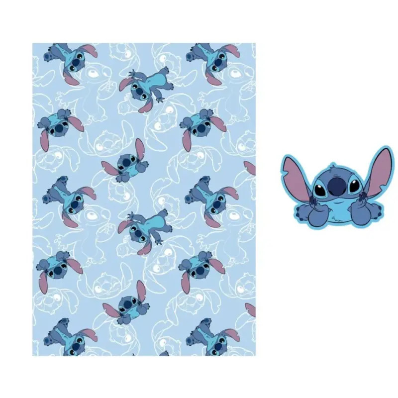 Lilo en Stitch fleece deken voor volwassenen