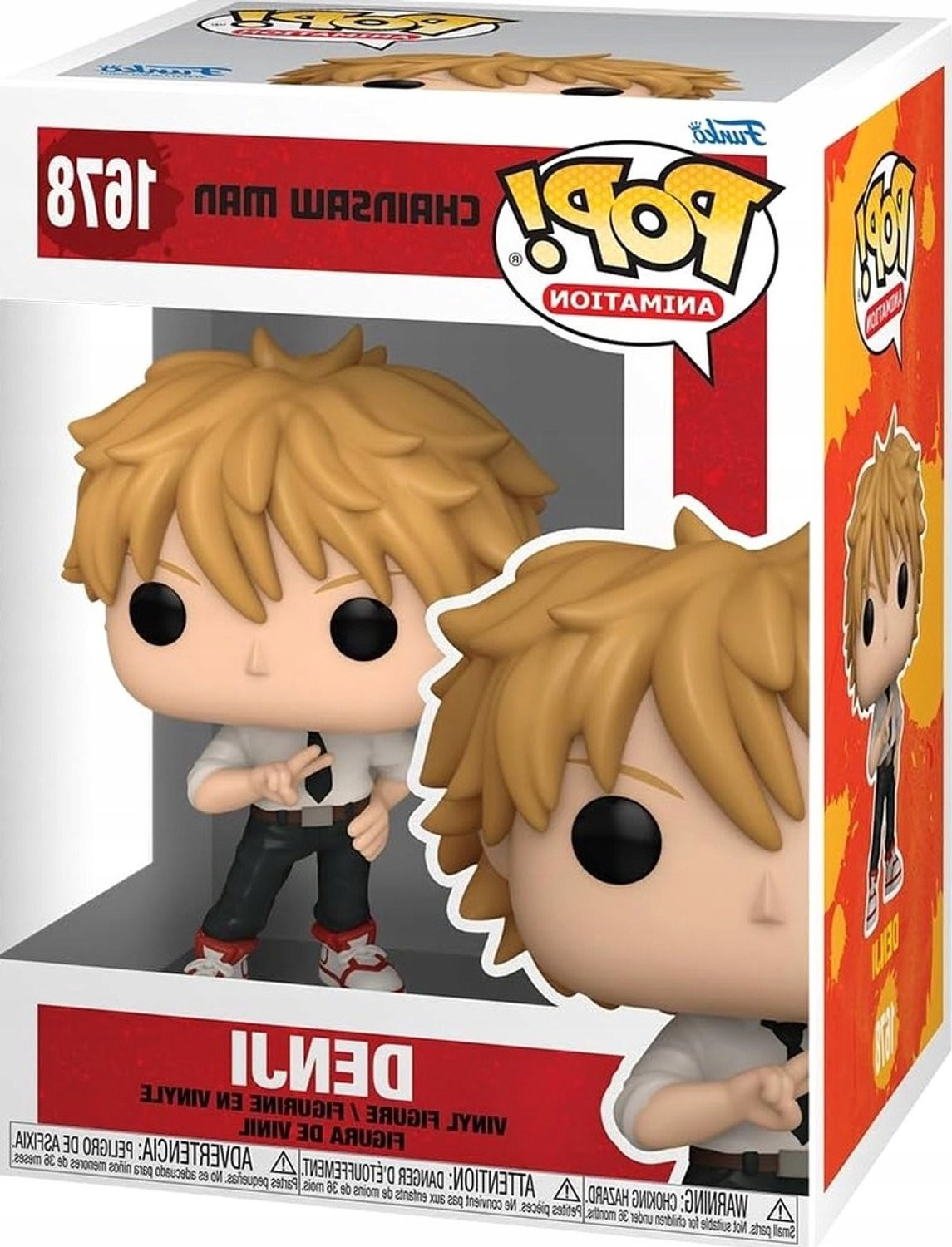Denji Anime Chibi Vinyl Figuur - Collectible Decoratie - 9.5 cm
