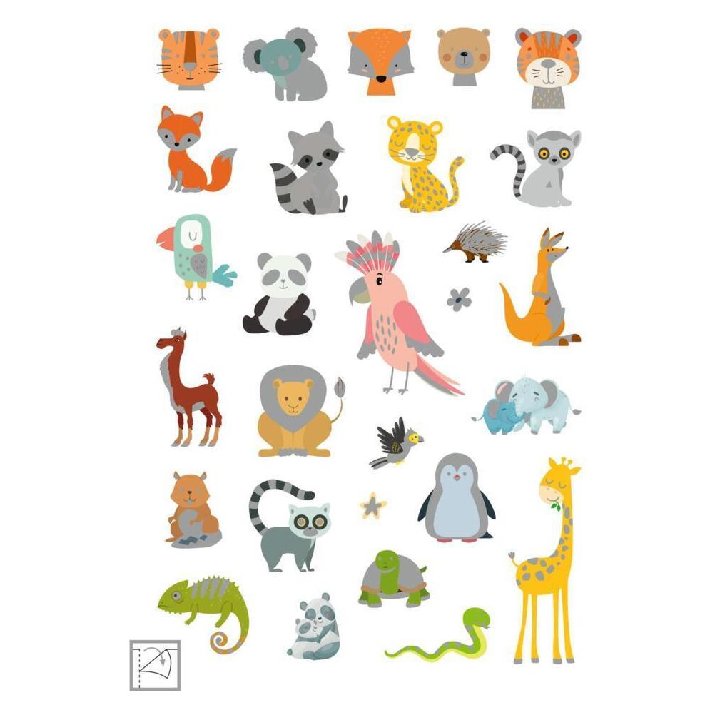 Ars Edition Metallic-Sticker - Wilde Tiere (200 Sticker) (41792165)