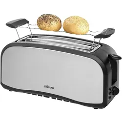 Tristar BR-1046 Toaster, Toaster, Schwarz, Grau