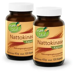 Kopp Vital® Nattokinase / hochdosiert mit 2000 FU / 120 Kapseln / aus fermentierten Sojabohnen / GMO-frei / vegan