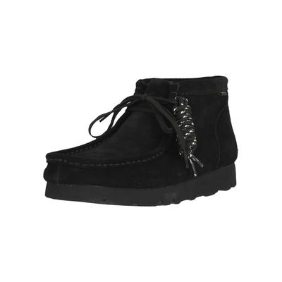 Stiefel CLARKS "WallabeeBT GTX", Damen, Gr. 42, schwarz, Schuhe Stiefel, mit atmungsaktiver Gore Tex-Membran