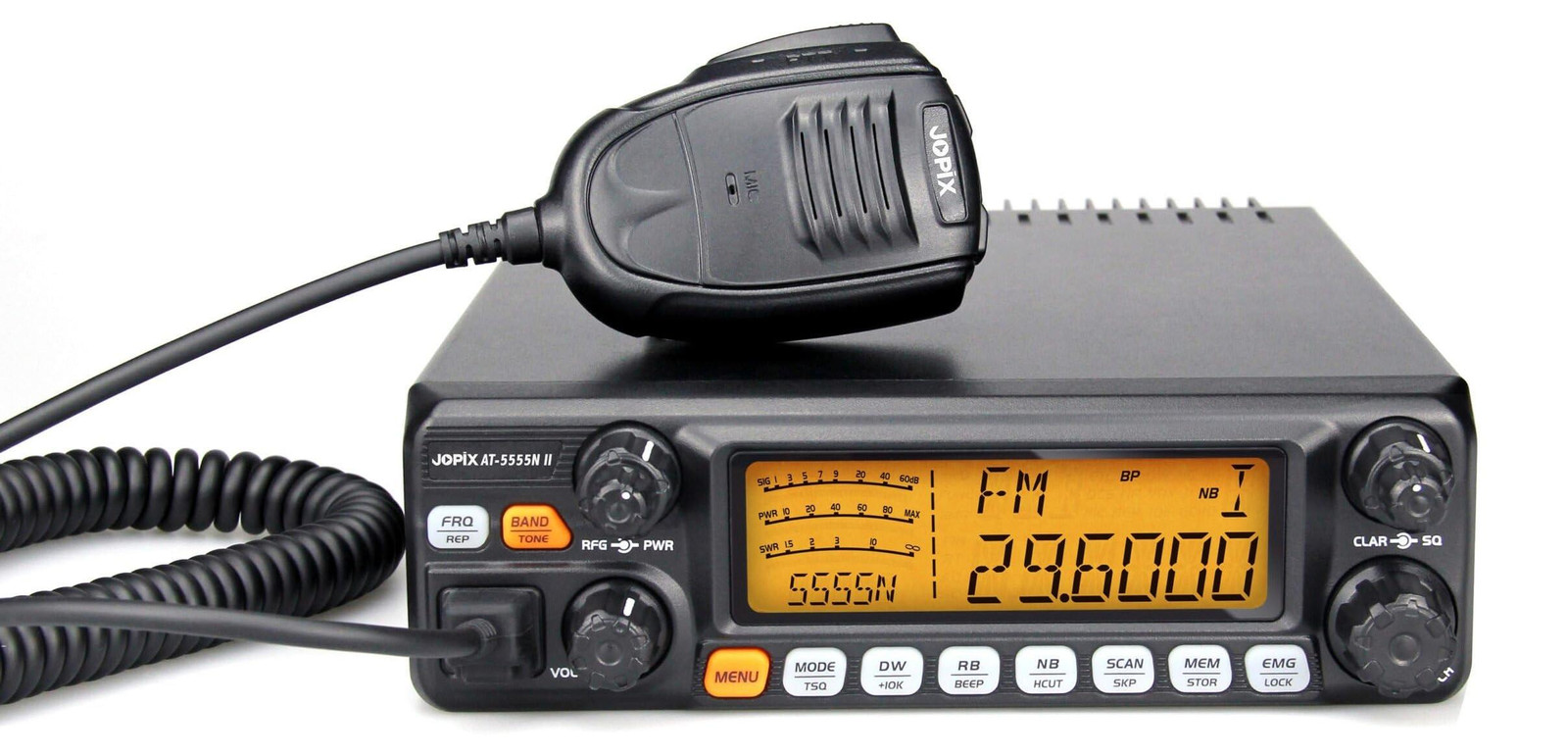 Radio amateurstation AT-5555N II, AM, FM, SSB 10M CW TRX