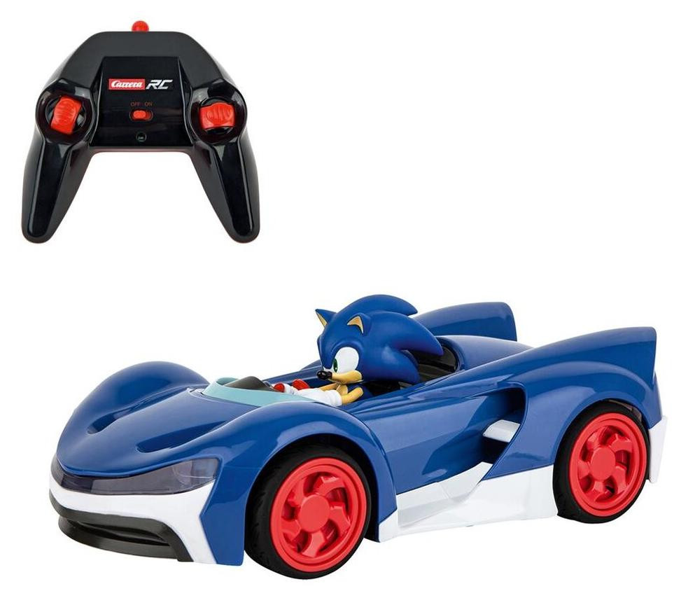 Carrera Sonic the Hedgehog Team Sonic Racing afstandsbedieningsauto schaal 1:18 2,4 GHz