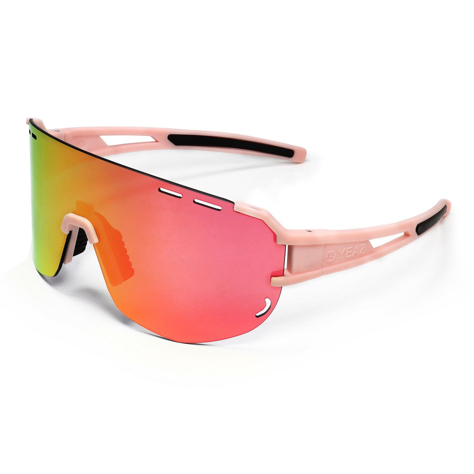 YEAZ Sport-Sonnenbrille weiß/blau SUNGLOW
