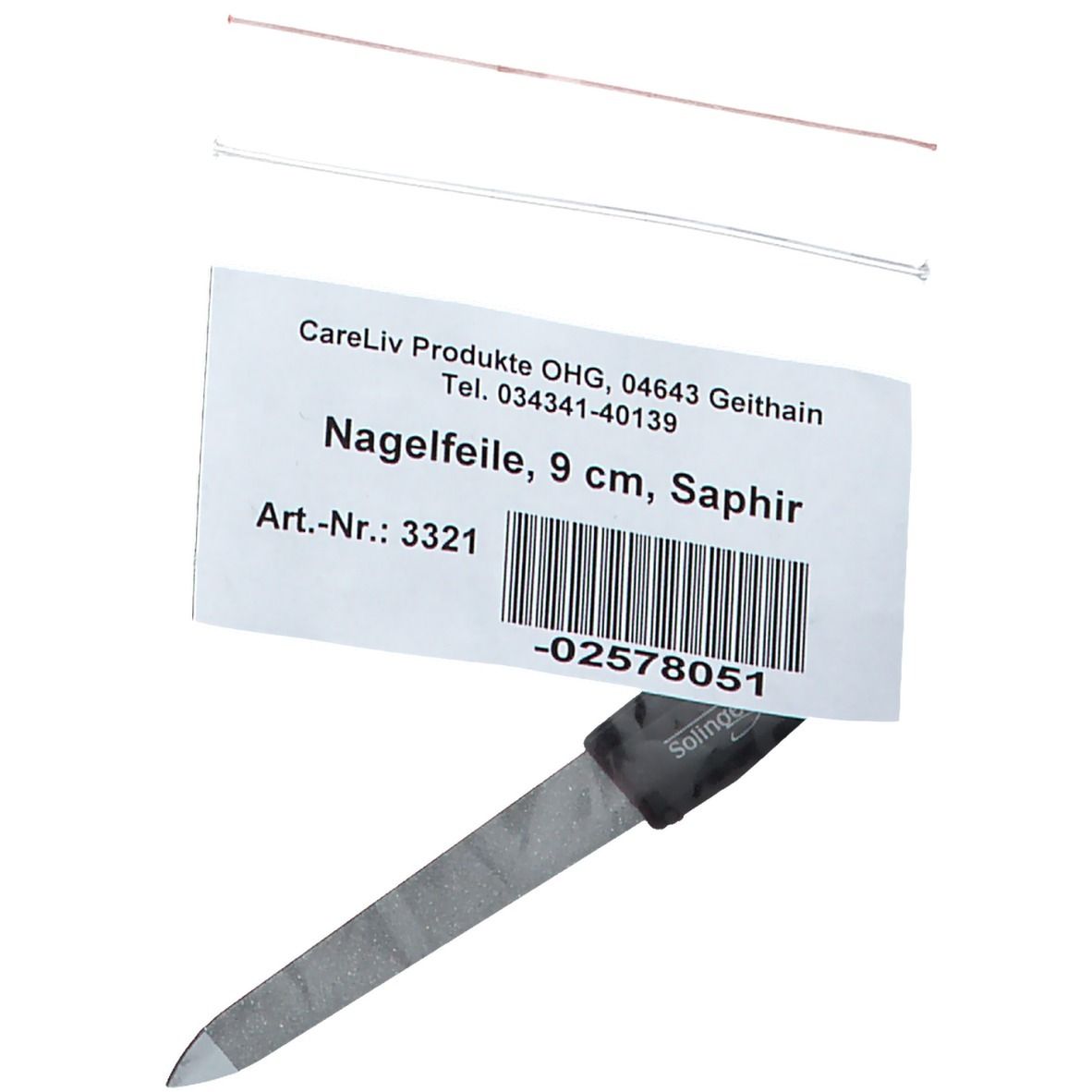 Nagelfeile Saphir 9 cm 1 St Feile