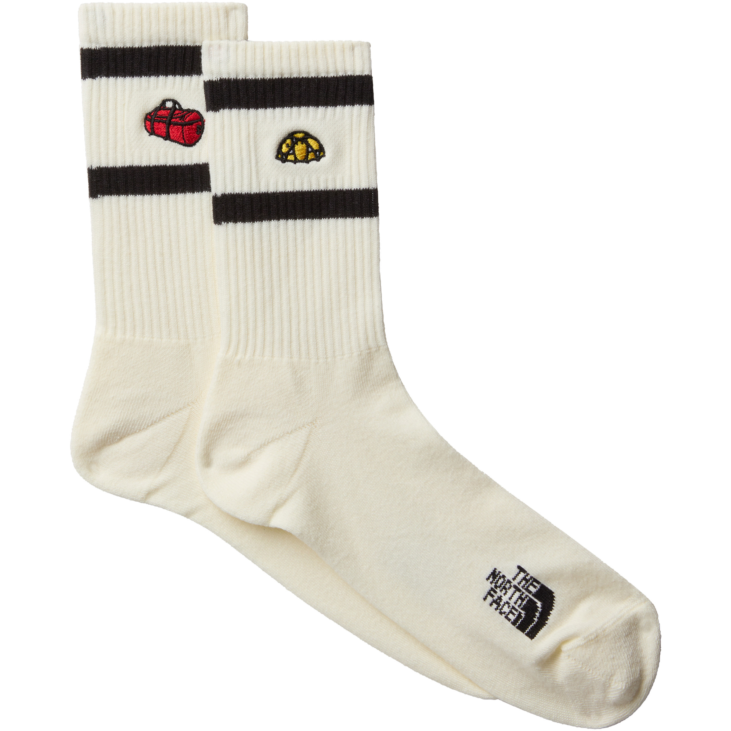 The North Face Everyday Crew Icons 2er Pack Freizeitsocken weiss Größe 35 Lifestyle Elastisch