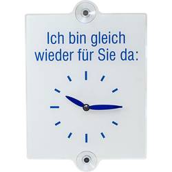 WOLK DIREKT Ladentürschild mit verstellbarer Uhranzeige Text: Ich bin gleich wieder für Sie da 460.5870