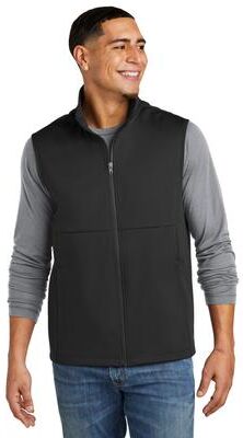 Sport-Tek ST981 Soft Shell Vest in Deep Black size 4XL   Polyester