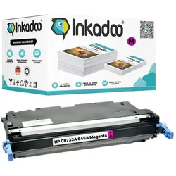 Inkadoo, Toner, Toner kompatibel zu HP C9733A / 645A Toner, magenta Magenta (M)