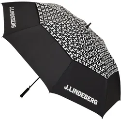 J. LINDEBERG Golfschirm Barrie, schwarz/weiss