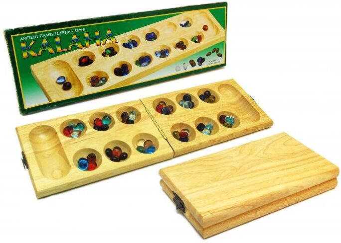 Kalaha bois pliable pierres verre - HOT Games