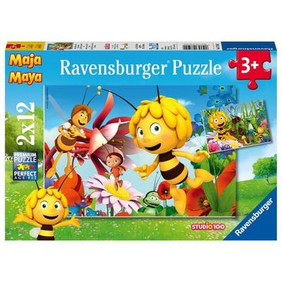 Puzzle Ravensburger BM: Biene Maja auf der Blumenwiese 2 X 12 Teile