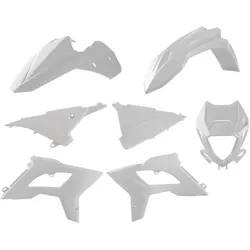 Polisport, Motorrad Zubehör, VERKAUF KUNSTSTOFFSET BETA 2T/4T '13-'17 (RESTYLING FÜR MODELL 2022) WEISS