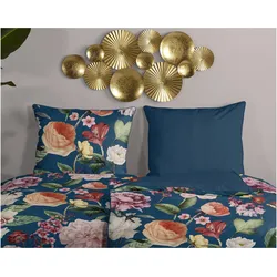 Descanso, Kinderbettwäsche, Fiori (155 x 220 cm, 80 x 80 cm)