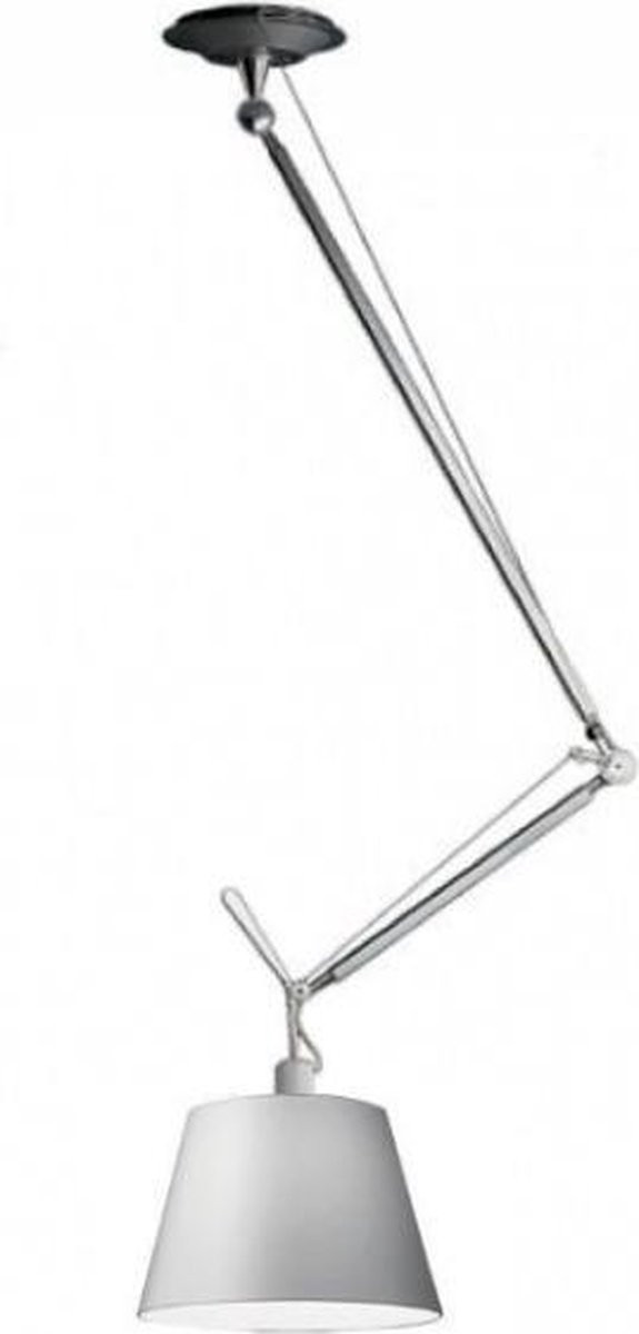 Artemide Tolomeo Decentrata hanglamp satijngrijs Ø 32 cm