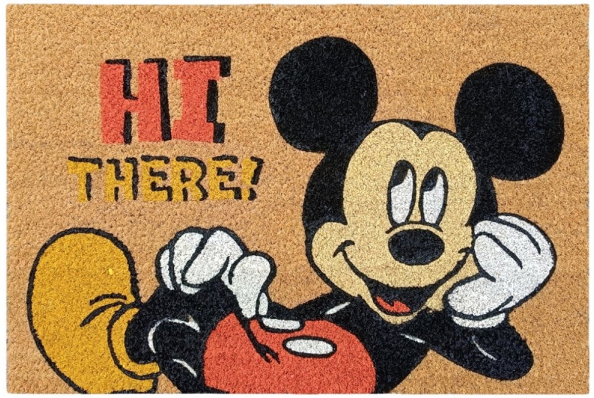 Deurmat Mickey Mouse Hi There