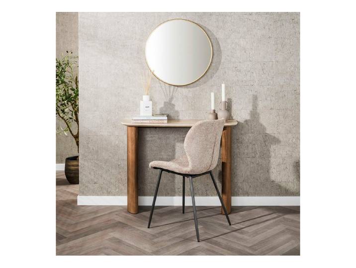 Sitheim® Konsolentisch Konsolen-/Schminktisch Romano Curvo / Keramik travertin