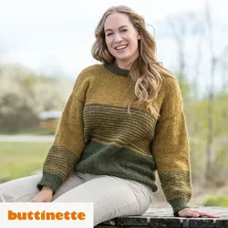 Strickanleitung – XL-Kuschelpullover aus Woll Butt Merle