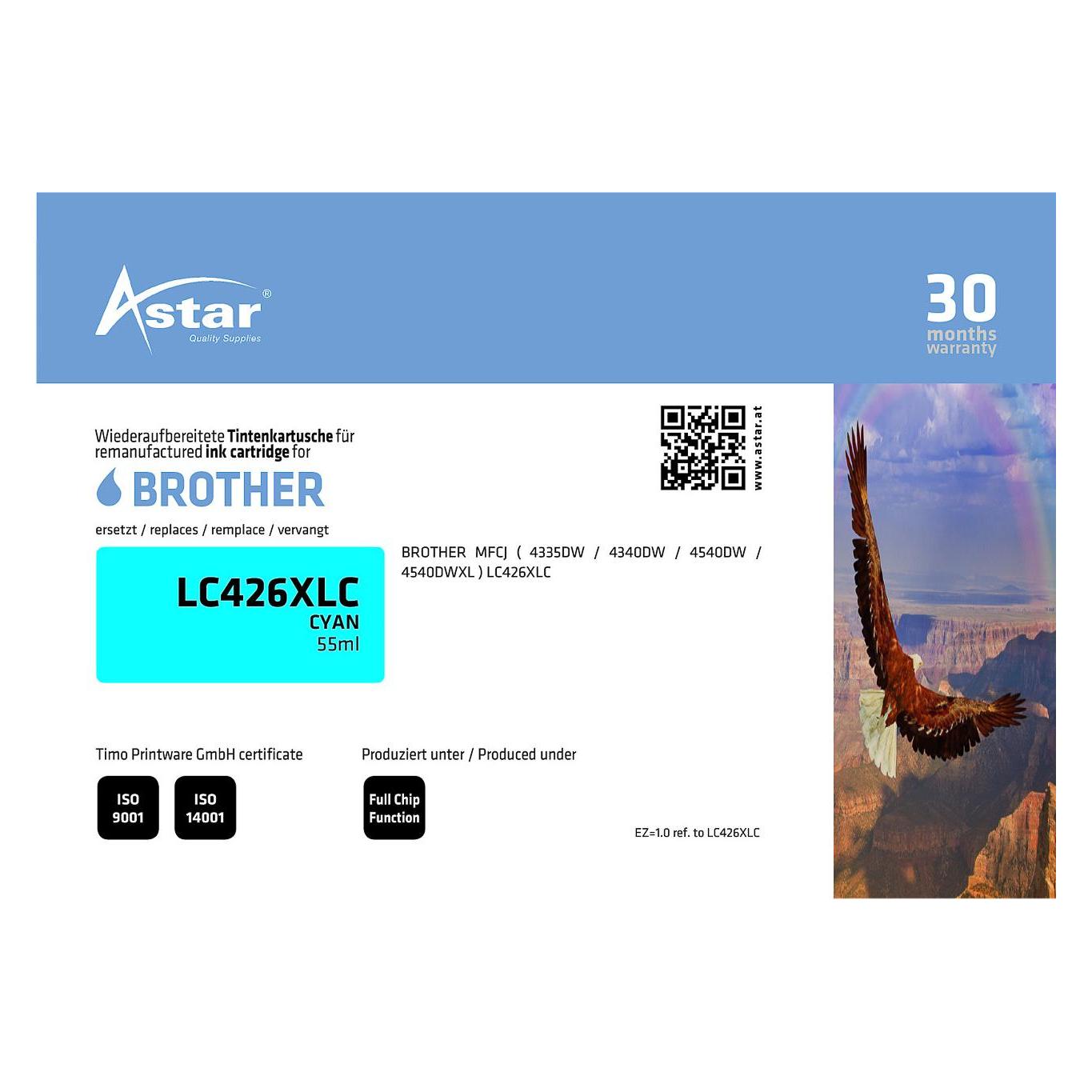 Astar AS70827 BROTHER LC426XLC MFCJ (AS70827)