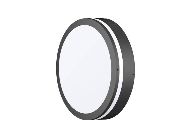 CMD LED Aussenwandleuchte 9084, schwarz, Aluminium, Modern, LED Wandleuchte außen