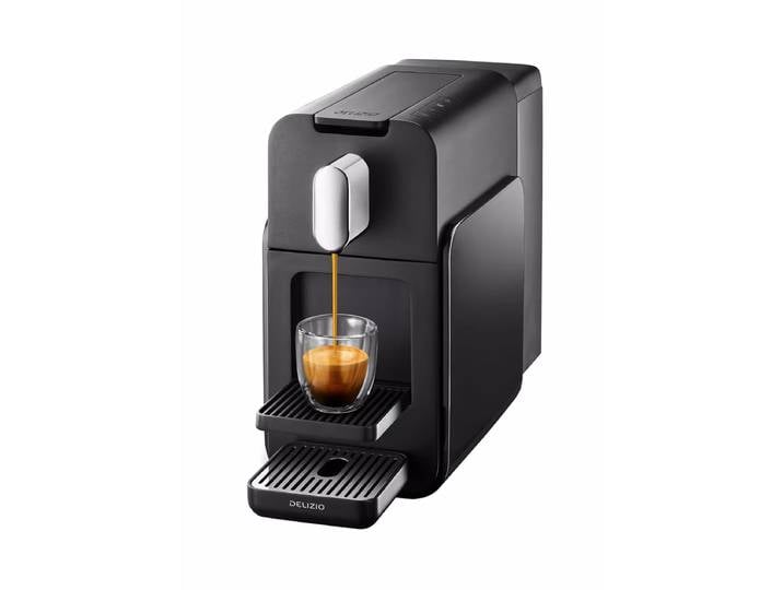 DELIZIO Brava Graphite Black Portionensystem Delizio – Delizio Maschine/Delizio Kaffeemaschine – schwarz