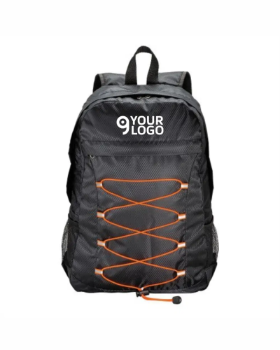 Hedux Zaino Pieghevole Ripstop con 4 Tasche e Elastici Personalizzate o neutre