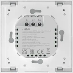 AQARA WSEUK02 - Aqara Doppelschalter H1 (ohne Neutralleiter), HomeKit
