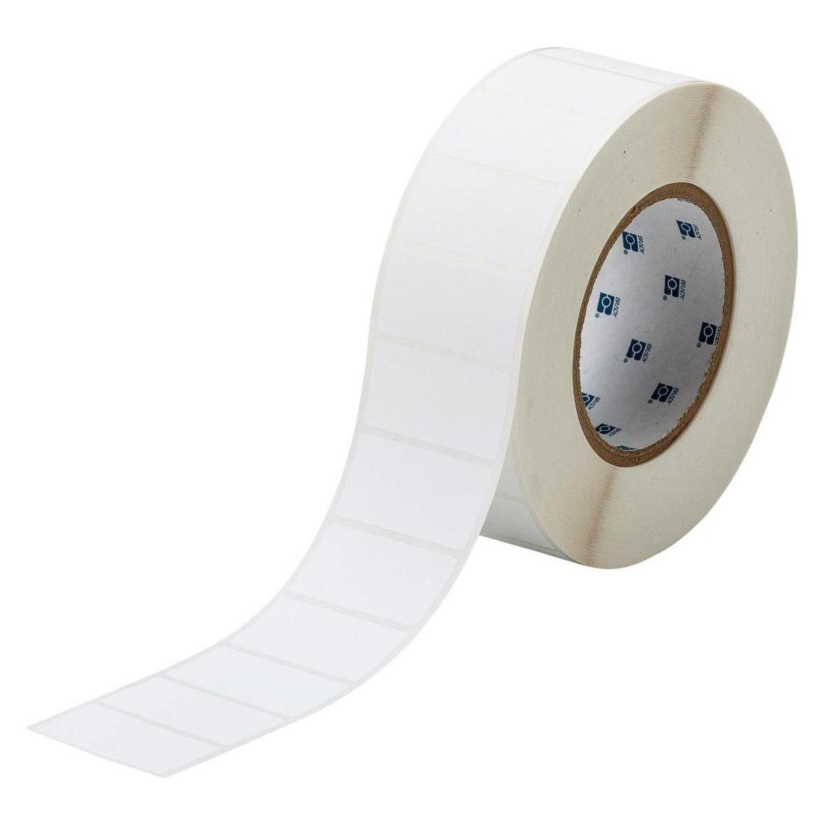 Brady THT-156-492-3, FreezerBondz II(TM), Weiss, matt, 48.26 x 25.40 mm, permanent (3000 E.) (53.34 mm) (THT-156-492-3)