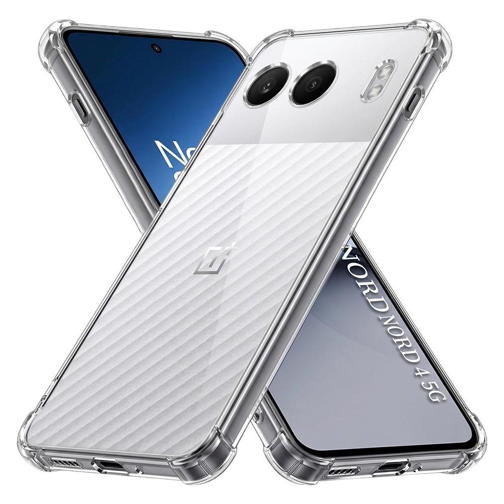 Techsuit - Shockproof Clear Silicone - OnePlus Nord 4 - Clear (OnePlus Nord 4) (56361334)