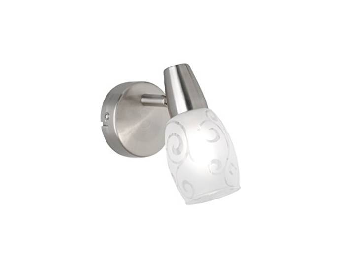 Reality Leuchten R80021007 Colmar Strahler, Metall, nickel matt, 8.0 x 8.0 x 15.0 cm