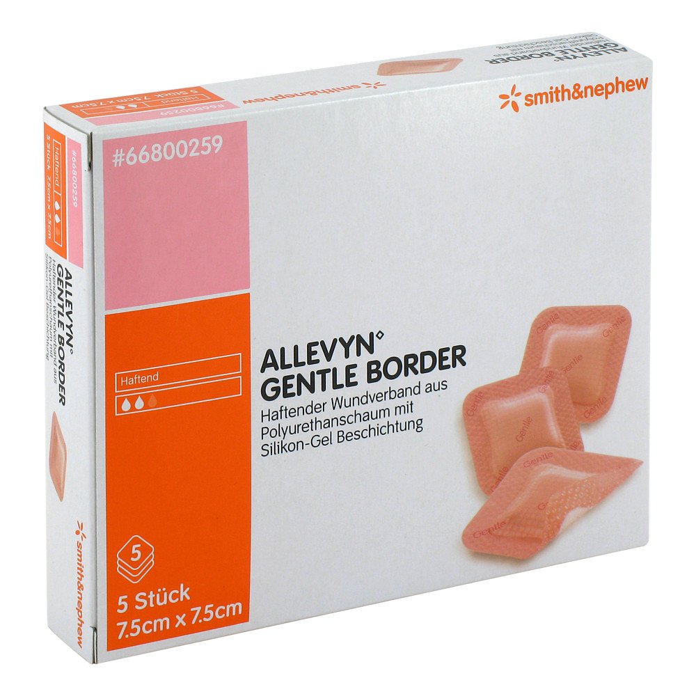 Smith & Nephew GmbH Allevyn Gentle Border 7,5x7,5 cm Verband 06087427