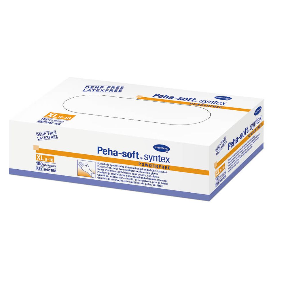 Peha-Soft Syntex Unters.Handsch.unste.pud.frei XL 100 St Handschuhe