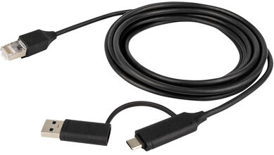 DAP Audio FL59 - USB-C to RJ45 - 3 m Schwarz