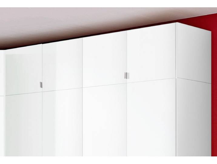 Schrankaufsatz PRIESS Schrankoberteil, Aufsatzschrank Madrid , weiss (weiß), B:140cm H:43cm T:54cm, Holzwerkstoff, Möbelaufsätze, Schrankaufsatz, Schafft zusätzlichen Stauraum bei Schrankserie Madrid