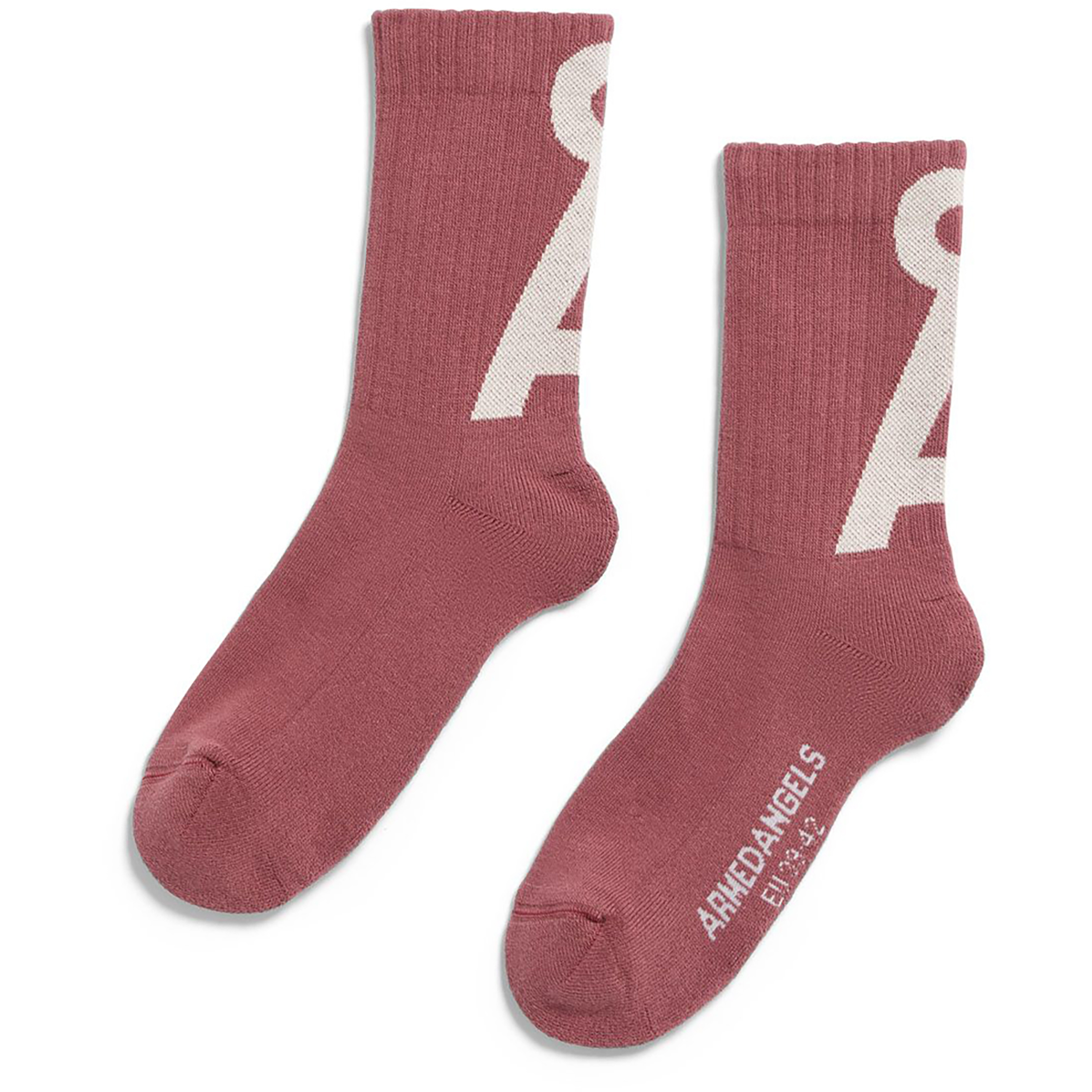 Armedangels Saamus Short Freizeitsocken rot Größe 39 Lifestyle Hautfreundlich