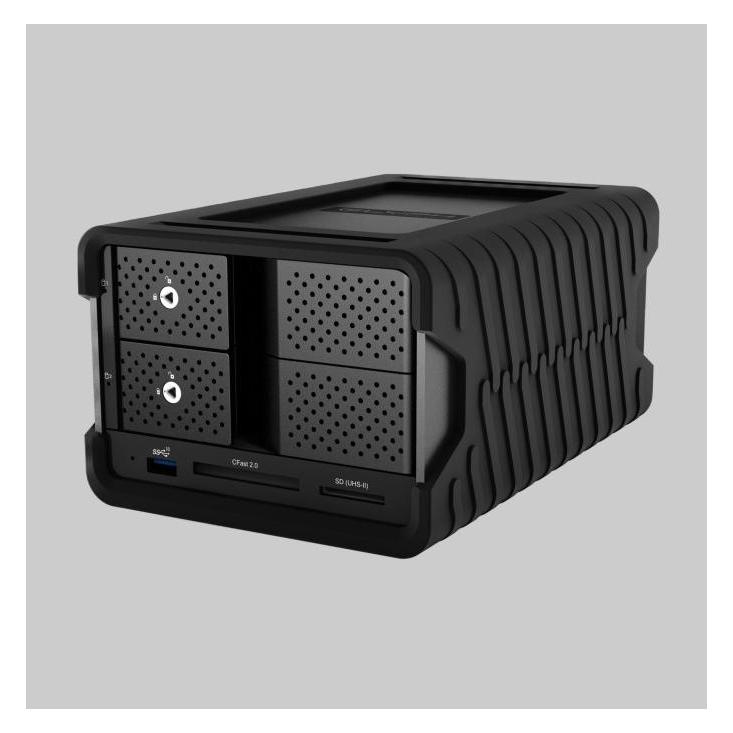 Glyph Blackbox PRO RAID 8TB with Hub, Enterprise Class, USB-C (3.1, Gen 2) (8 TB) (BBPR8000RAIDHUBEU)