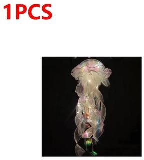 Uplift Picks DIY Jellyfish Hanging Lamp Colorful Kids Bedroom Ceiling Light white 1 Pc