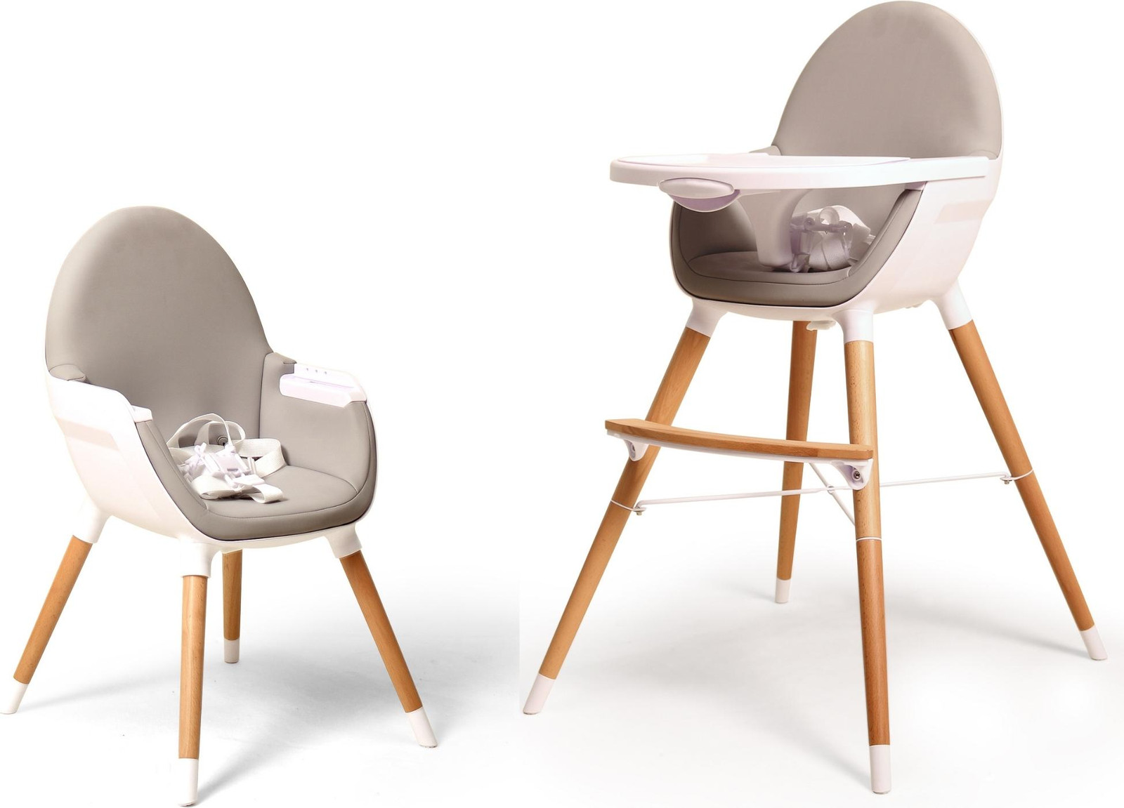 WEBABY Hoge kinderstoel voor baby's in kunststof