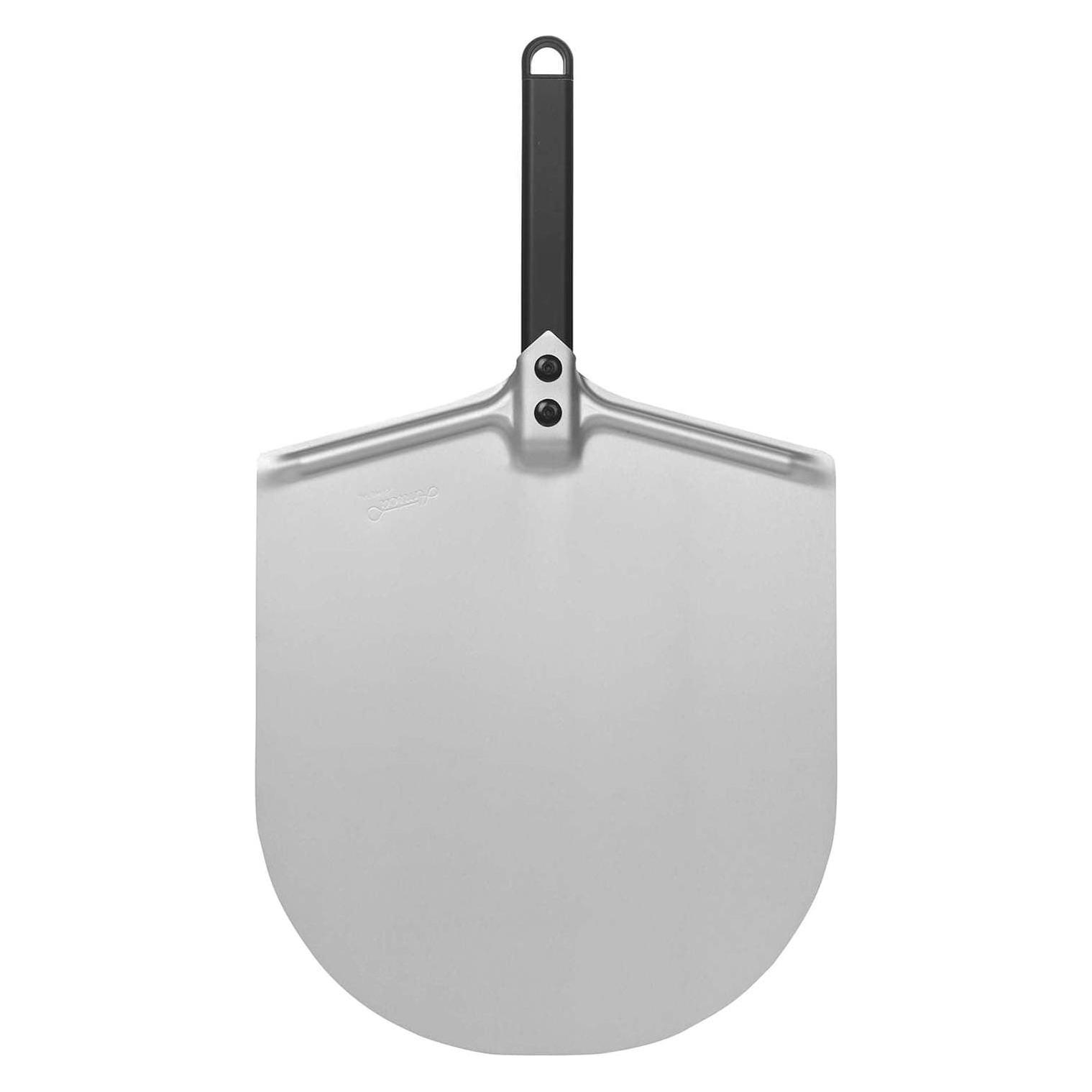 Gi.Metal Pizzaschaufel Pizzaschieber Pizzaheber Ofenschieber Drehschaufel 25 cm Aluminium (CLASS33/25)
