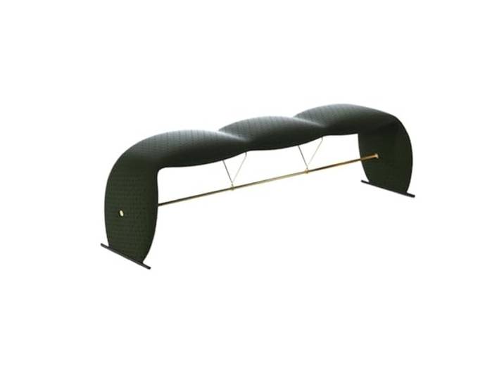 Dekorativ Leder-Schlafzimmerbank, Beistelltisch(Green,115*36*46cm)