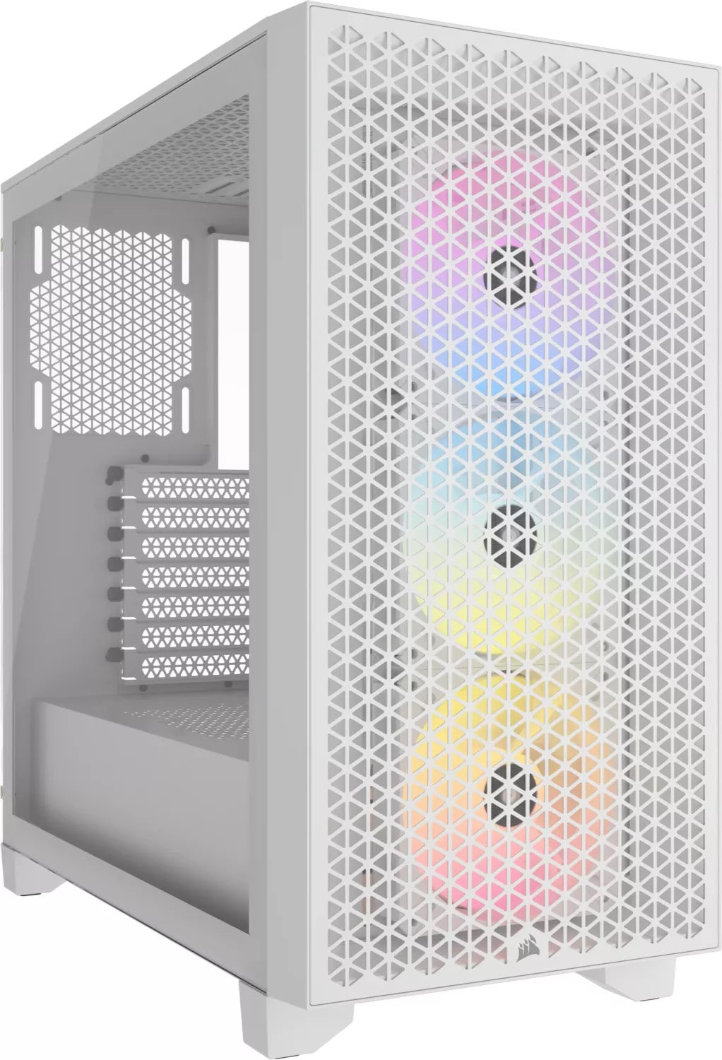 Corsair 3000D RGB Airflow weiß Midi Tower ATX Gaming Gehäuse CC-9011256-WW