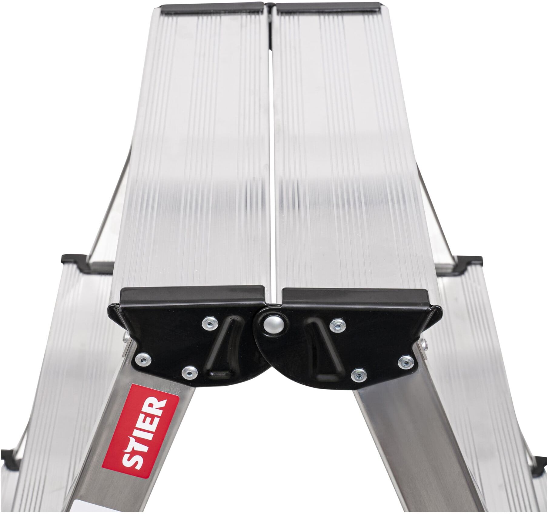 STIER Stufen Stehleiter 2x6 Stufen beidseitig begehbar (905596)